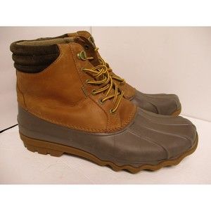Sperry Top Sider Men’s Avenue Duck Boots Size 10 Tan/Brown STS12126